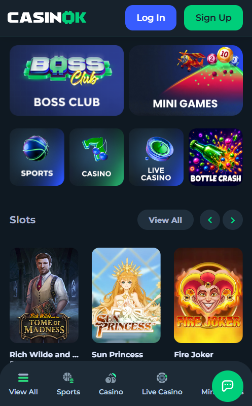 CasinOK Casino mobile